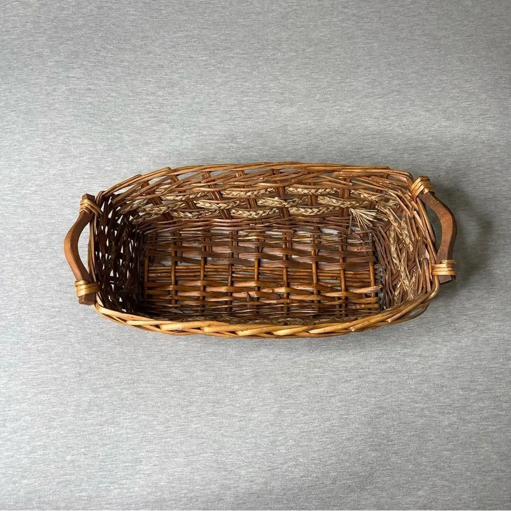 Target 18”x9” Wicker Woven Long Storage Basket with Handles